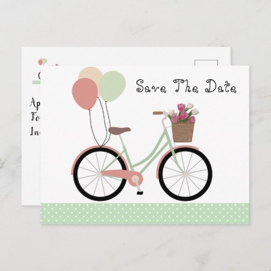 Geboortedag sparen het Briefkaart van de Datum (Voorkant / Achterkant)