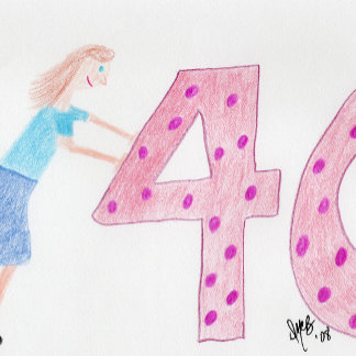 Geboortedag - Welkom bij de Pushing 40 Crowd - Kaa Kaart