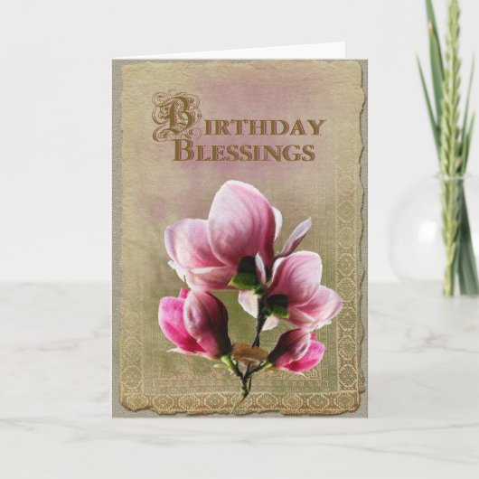 Geboortedag - Wenskaart Feestdagen Kaart (Voorkant)