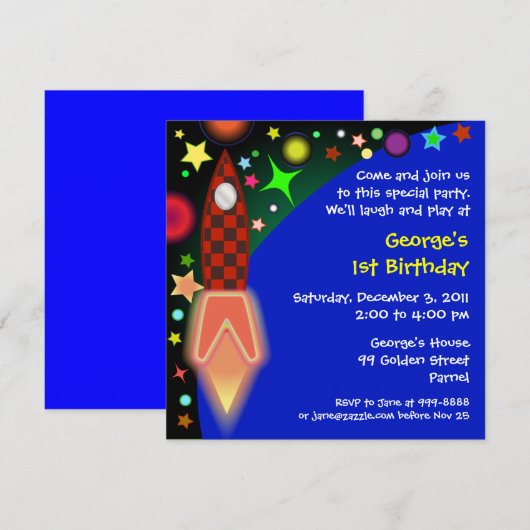 Geboortedatum : 014 Buitenruimte Kaart (Voorkant / Achterkant)