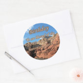 Geboortedatum: 115-15 ronde sticker (Envelop)