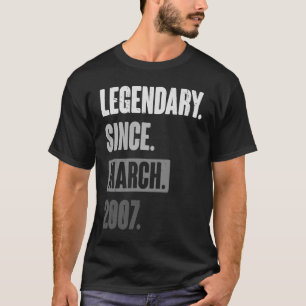 Geboortedatum 16 maart 2016: 16 jaar oud azijnmerk t-shirt