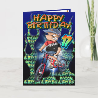 Geboortedatum 17 kaart