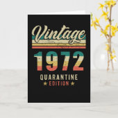 Geboortedatum: 1972 kaart (Gele Bloem)