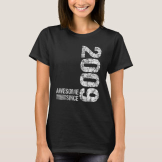 Geboortedatum 2009 Geweldige sinds Vintage 2009 T-shirt