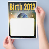 Geboortedatum 2012 — blanco (25 exemplaren) flyer (Hand)