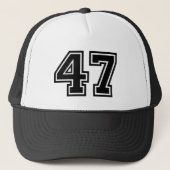 Geboortedatum: "47" trucker pet (Voorkant)