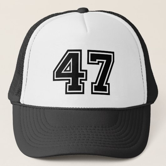 Geboortedatum: "47" trucker pet (Voorkant)