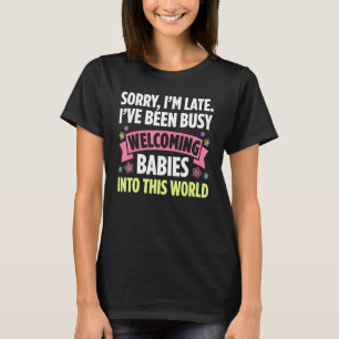 Geboortedatum: Doula Proud Birth Worker Pregnancy T-shirt