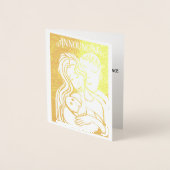 Geboortedatum: Folie Kaarten (Voorkant)