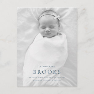 Geboortedatum: Fotobriefkaart Briefkaart