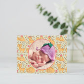 Geboortedatum: Happy Cats die slapen Briefkaart (Staand voorkant)