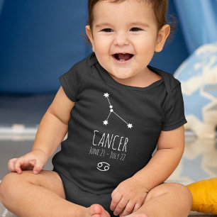 Geboortedatum kanker Zodiac Constellation Romper