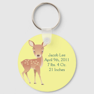 Geboortedatum Sleutelhanger Baby Deer