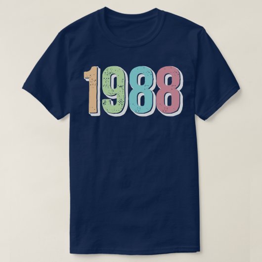 GEBOORTEJAAR 1988 T-SHIRT (Design voorkant)