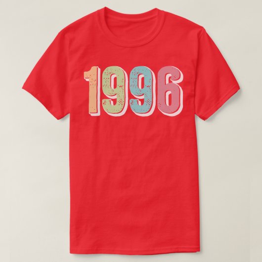 GEBOORTEJAAR 1996 T-SHIRT (Design voorkant)