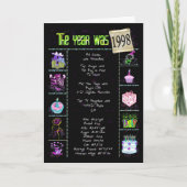 Geboortejaar 1998 kaart (Voorkant)