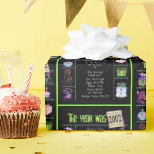 Geboortejaar 2002 Trivia Cadeaupapier