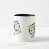 " geboortejaar - beste cassetteband " mok (Midden)