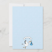 Geboortekaart voor baby aankondiging (Achterkant)