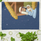 Geboortekeuken handdoek (Gevouwen)