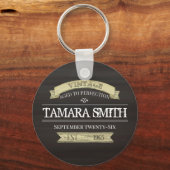  geboorteleeftijd tot perfecte legant sleutelhanger (Voorkant)