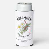 Geboortemaand Bloem December Christelijk (Seltzer Achterkant)