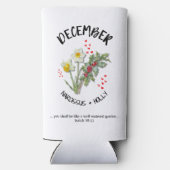 Geboortemaand Bloem December Christelijk (Achterkant)