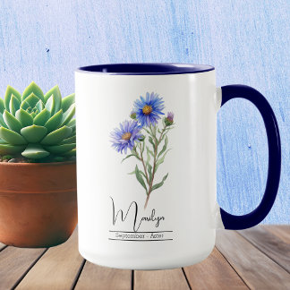 Geboortemaand Bloem September Aster Mok