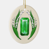 Geboortemaand mei keramisch ornament (Rechts)