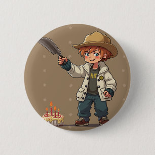 geboortemaatje ronde button 5,7 cm
