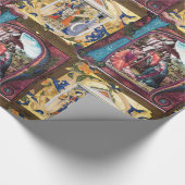 GEBOORTEMONOGRAM PERKAMENT CADEAUPAPIER (Hoek)