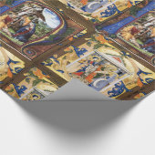 GEBOORTEMONOGRAM PERKAMENT CADEAUPAPIER (Hoek)