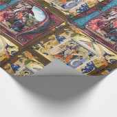 GEBOORTEMONOGRAM PERKAMENT CADEAUPAPIER (Hoek)