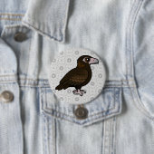 Geboortende arend ronde button 7,6 cm (In situ)