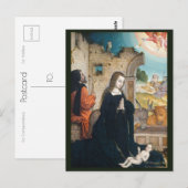 Geboorteplaats C.1508 | Blue Beach Song™-Briefkaar Briefkaart (Voorkant / Achterkant)