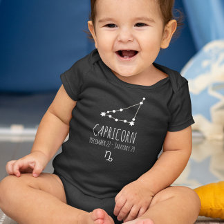 Geboorteplaats Capricorn | Zodiac Constellation Romper