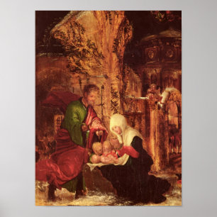 Geboorteplaats: Christus, c.1520-25, Poster