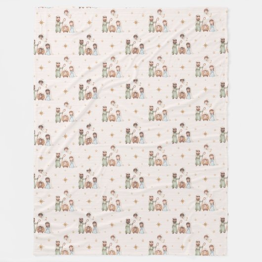 Geboorteplaats Fleece Blanket (Voorkant)