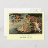 Geboorteplaats van het Briefkaart van Venus (Voorkant / Achterkant)