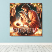 Geboorteplaats van Jezus Canvas Afdruk (Insitu (Houten vloer))