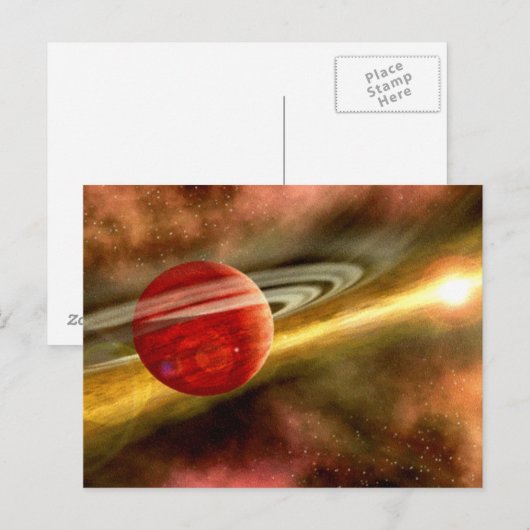 Geboorteplaats van Saturnus Briefkaart (Voorkant / Achterkant)