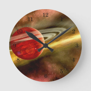 Geboorteplaats van Saturnus Ronde Klok