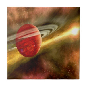 Geboorteplaats van Saturnus Tegeltje