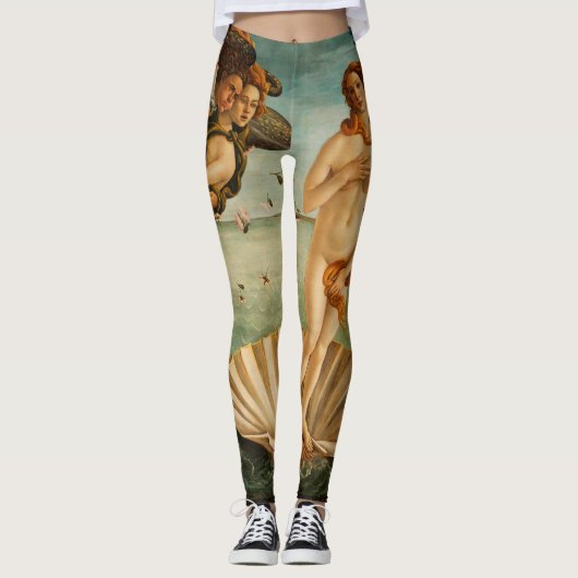 Geboorteplaats van Venus door Botticelli Leggings (Voorkant)