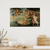 Geboorteplaats van Venus door Botticelli Poster (Keuken)