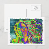 Geboorteplaats: Venus Rough Edge Briefkaart (Voorkant / Achterkant)