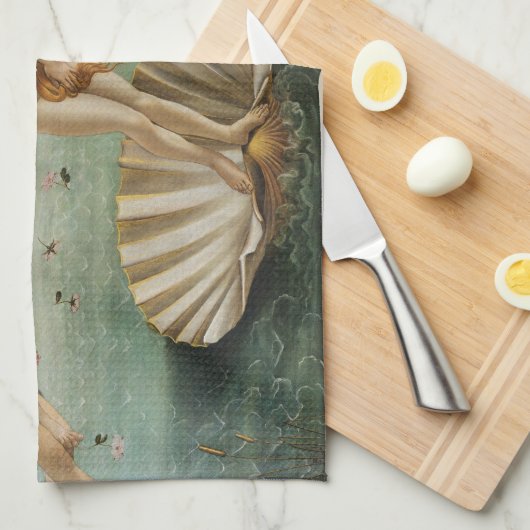 Geboorteplaats: Venus - Sandro Botticelli Theedoek (Quarter Fold)