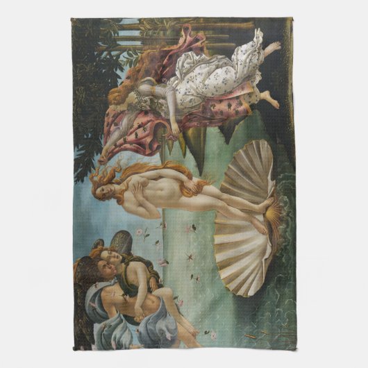 Geboorteplaats: Venus - Sandro Botticelli Theedoek (Verticaal)