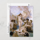Geboorteplaats: Venus, William-Adolphe Bouguereau Briefkaart (Voorkant / Achterkant)